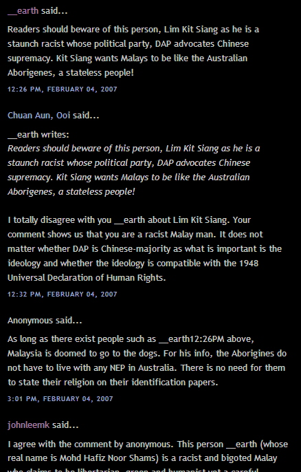 Screenshots by Mohd Hafiz Noor Shams. Fair use.